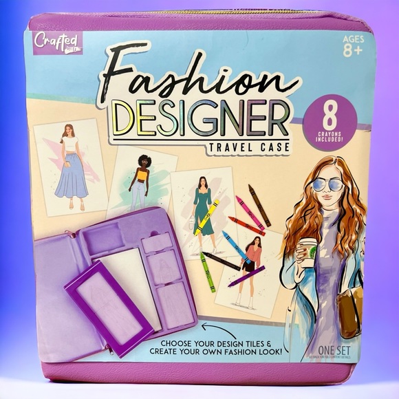 Crafted by U Fashion Designer Sketch Travel Set for Girls - Picture 1 of 11